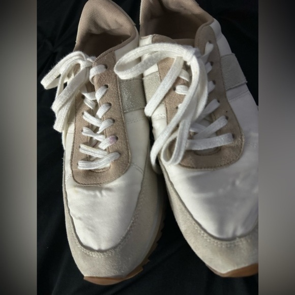 J Crew Colorblock Trainers In Metallic - Picture 1 of 7